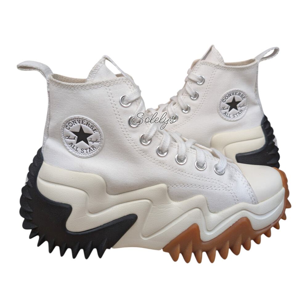 Converse Run Star Motion CX Platform High Top White Gum Unisex Sneaker Womens 5